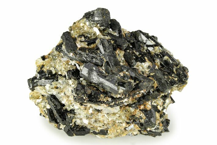 Black Tourmaline (Schorl) Crystals With Mica - Virginia #244875